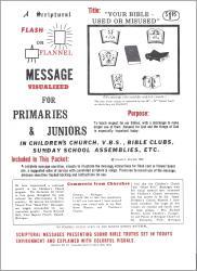 Your Bible – Used or Misused